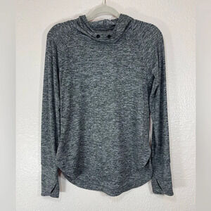 Athleta Hooded Heather Grey Sweatshirt Hoodie Women’s Size XS Athletic Casual